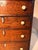 Wood Antique English Oak Salesman's Oak Small Chest For Sale - Image 7 of 7