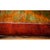 1920s Orange Branches Sprays Modern Floral Antique Chinese Knotted Art Deco Rug For Sale - Image 4 of 10