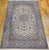 Textile Vintage Persian Isfahan Rug, Hand-Knotted Wool & Silk, Floral Pattern, Ivory & Caramel,7x10 For Sale - Image 7 of 15