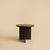 Contemporary Round Smoked Oak Side Table by Lebanto For Sale - Image 3 of 6