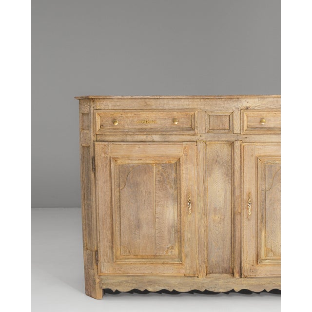 1850s French Provincial Oak Buffet For Sale - Image 4 of 18