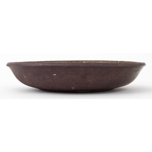 Mid-Century Modern Toshiko Takaezu Glazed Stoneware Charger For Sale - Image 3 of 11