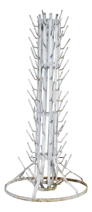 French Bottle Drying Rack Model 3406, 1950s