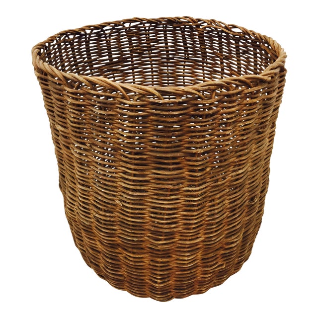 Antique Wicker Basket Chairish