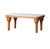 Mid-Century Modern Matthew Izzo Home Mango Wood and Marble Coffee Table For Sale - Image 3 of 4