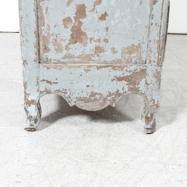 Early 19th Century French Country Louis XV Style Painted Buffet Duex Corps or Bookcase For Sale - Image 16 of 18