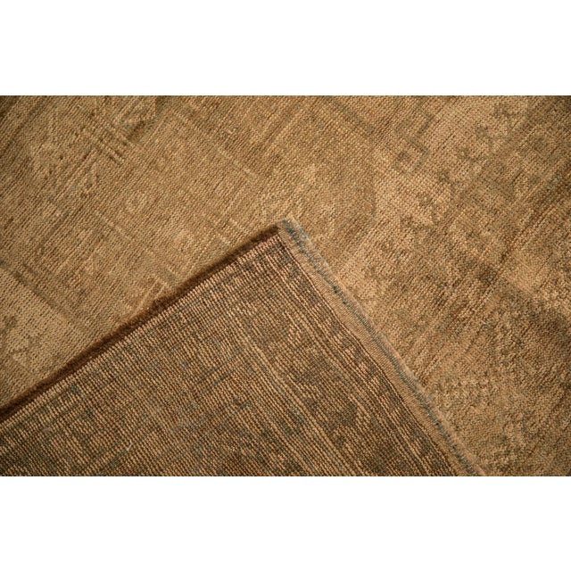 Vintage Distressed Ersari Carpet - 7'8" x 9'9" For Sale - Image 9 of 10