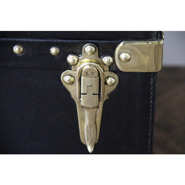 Car Trunk in Black Canvas from Louis Vuitton, 1920s For Sale - Image 4 of 18