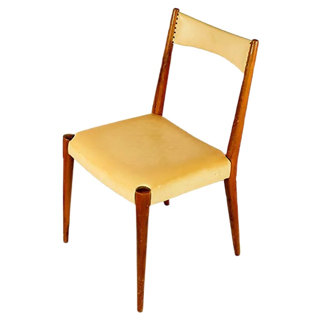 Mid-Century Modern Beech Dining Chairs by Anna-Lülja Praun for Wiesner-Hager, Austria, 1953, Set of 4 For Sale