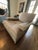 Deep Upholstered Arm Chair from Bright Furniture Chicago showroom at the Merchandise Mart. Upholstered in a soft beige...