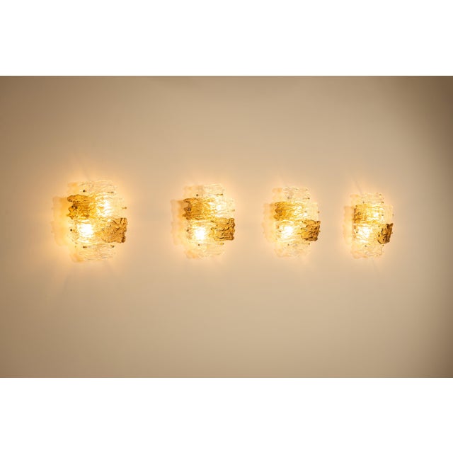 Cream Wall Lamps in Murano Glass by Zero Quattro, Italy, 1970s, Set of 4 For Sale - Image 8 of 18