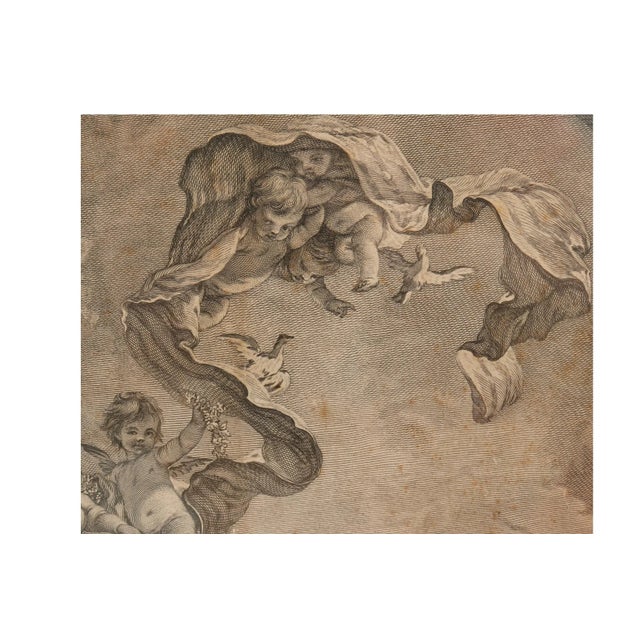 1747 the Birth and Triumph of Venus Framed Engraving For Sale - Image 4 of 13