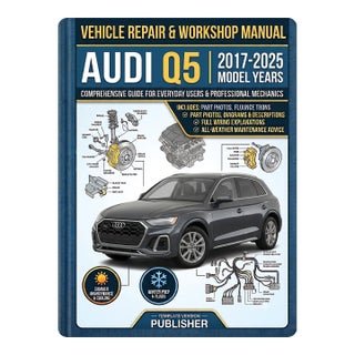 Audi Q5 2017-2025 Car Repair Manual, Workshop Guide Book For Sale