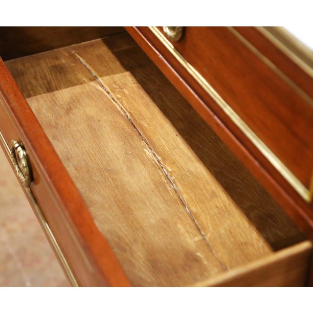 Early 20th Century French Louis XVI Marble Top Chiffonier by A. Mailfert For Sale - Image 9 of 13
