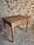 Vintage French Oak Desk and Bistro Chair in Beech, 1930, Set of 2 For Sale - Image 4 of 18