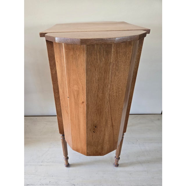 Brown Early 20th Century Martha Washington Style Sewing Cabinet For Sale - Image 8 of 10