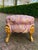Purple 1970s French Louis XVI Gold Beech Purple Bench - 1 Pc For Sale - Image 8 of 10