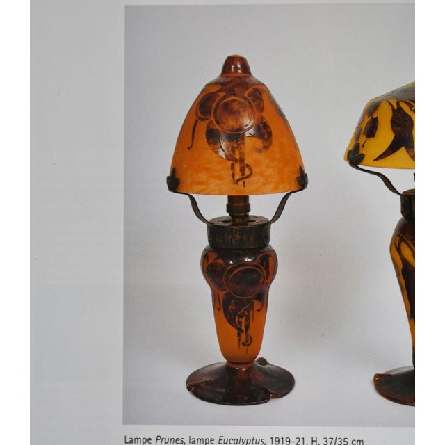 French Art Deco Pendant Light by Le Verre Francais Schneider - 1925 Cameo Chandelier France For Sale - Image 11 of 12