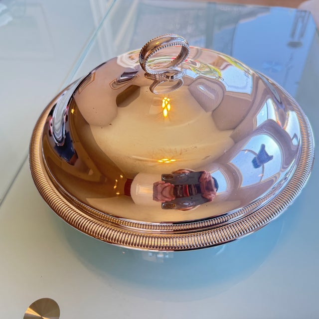 Vintage Silverplated Casserole For Sale - Image 14 of 15
