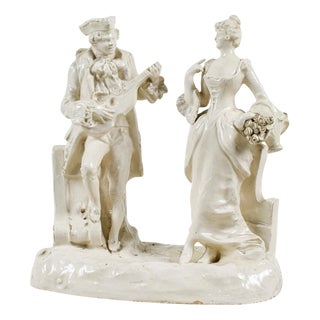 Enameled Ceramic Sculpture from Chiurazzi Naples For Sale