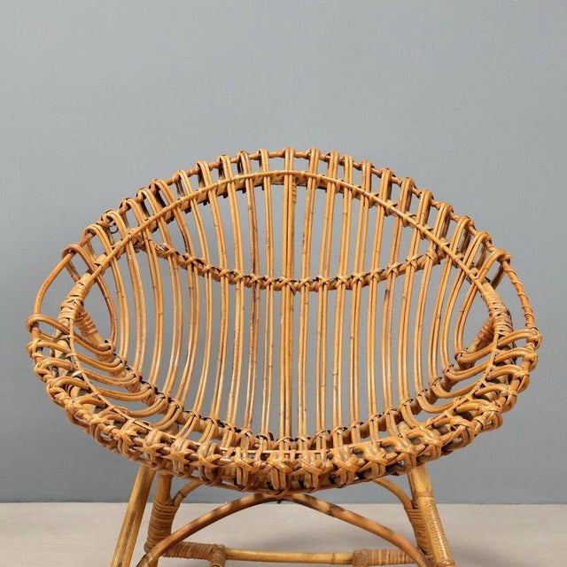 Vintage Bamboo Armchairs, 1960s, Set of 2 For Sale - Image 4 of 10