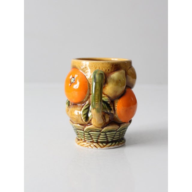 Mid-Century Modern Mid-Century Inarco Fruit Mug For Sale - Image 3 of 10