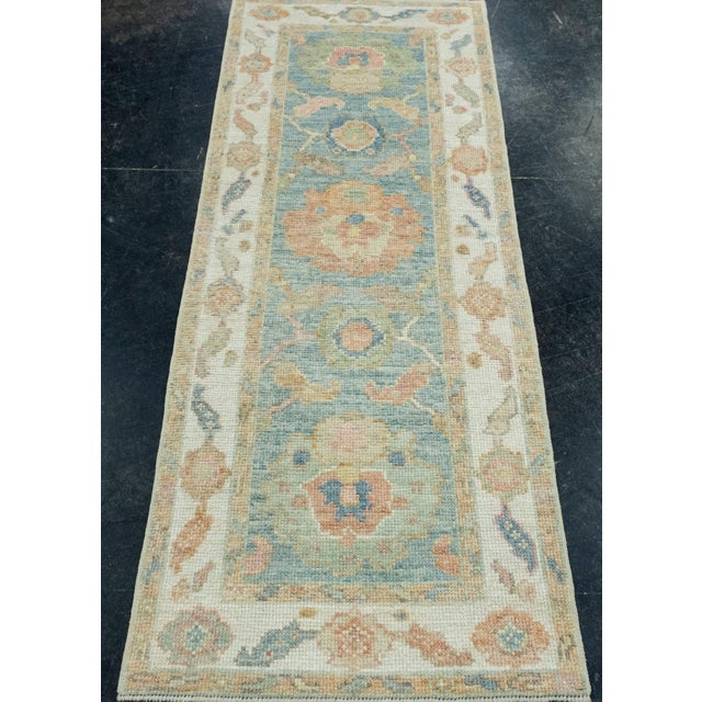 Turkish Oushak Runner Rug 2'2" x 5'8" #17388 Explore a curated collection of hallway runners, wool rugs, and handmade...