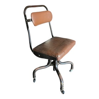 1930's Industrial Office Chair For Sale