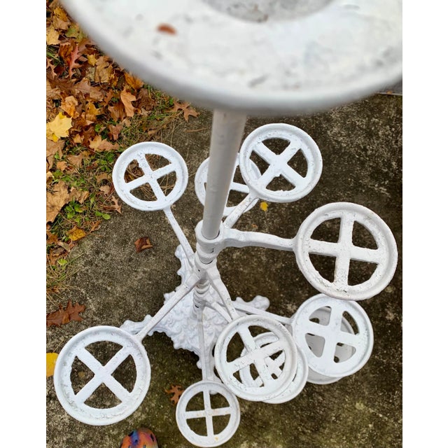 19th Century Wrought Iron Plant Stand For Sale - Image 4 of 9
