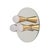 2020s Echo 3 Sconce, Brushed Brass & Mirrored Glass, by Souda For Sale - Image 5 of 6