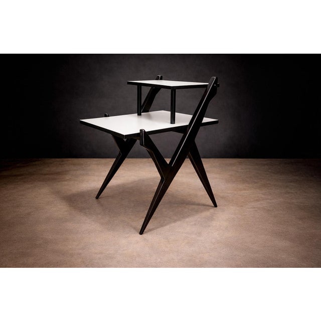 Side Table in Pau Marfim Hardwood & Formica, Unknown, 1950s For Sale In New York - Image 6 of 7