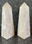 Taupe Vintage Italian Marble Obelisks - A Pair For Sale - Image 8 of 13