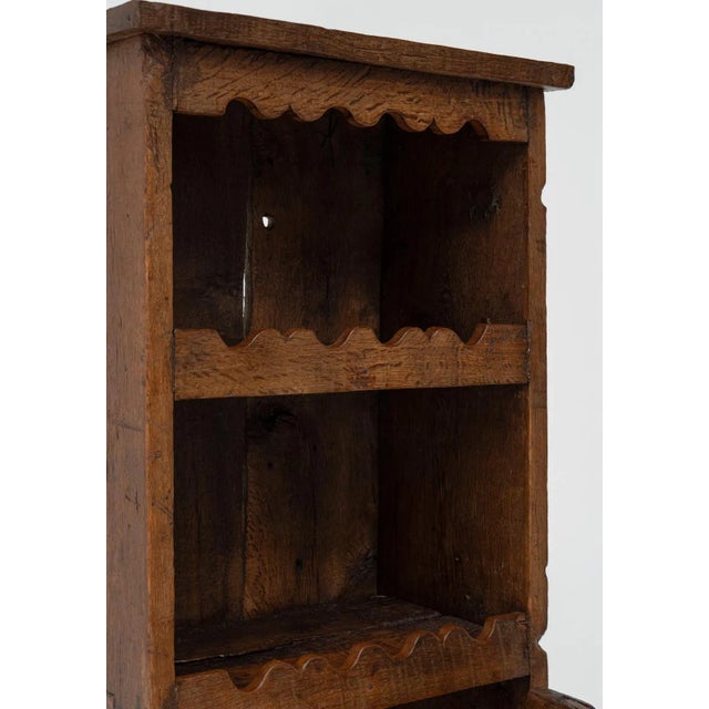 Rustic Folk Art Travail Populaire Cabinet, France, 19th Century, in Good conditions. Designed before 1890