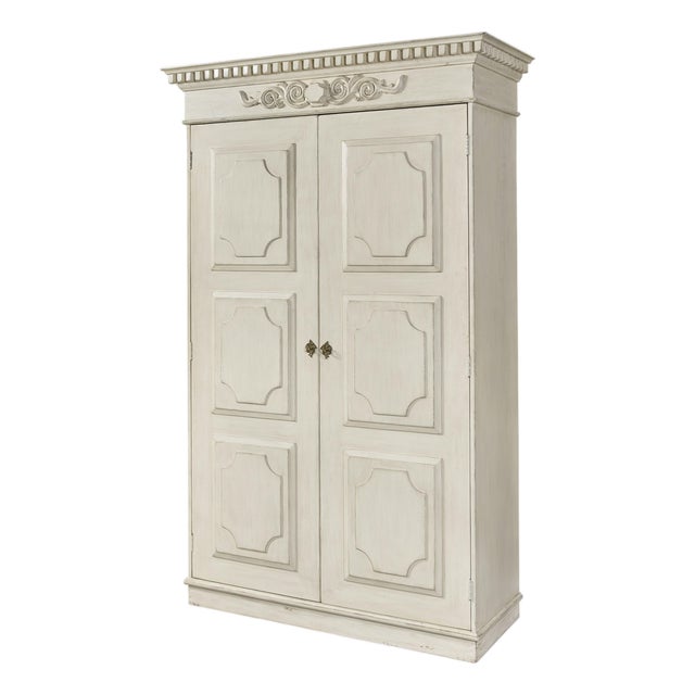 Tara Shaw for Century Furniture Fountainebleau Wardrobe (Aged Cream) For Sale