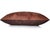 Luxury Cognac Genuine Leather Patchwork Throw Pillow 16x24 | Handmade Rustic Modern Lumbar Cushion For Sale - Image 4 of 7