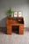 Brown Antique Oak Roll-Up Desk and Office Chair, Set of 2 For Sale - Image 8 of 17