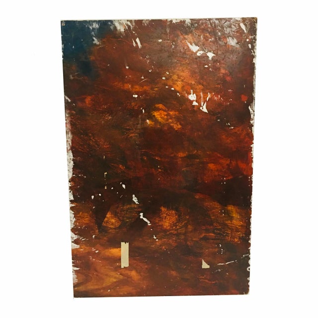 1970s Original Frank Mason Oil Painting of a Woman in Red For Sale - Image 4 of 5