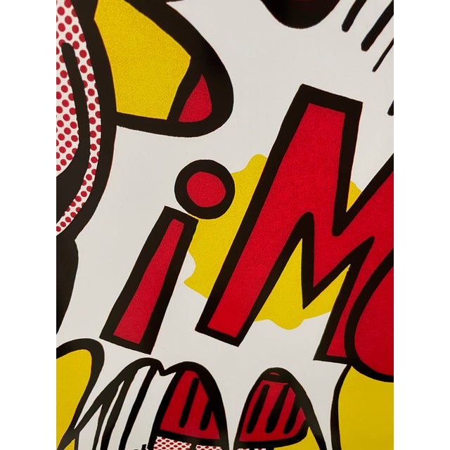 2010s Roy Lichtenstein (1923-1997) Iconic Exhibit Poster Sweet Dreams, Baby (1965), Original Roy Lichtenstein Museum Poster, Printed in Denmark For Sale - Image 5 of 7