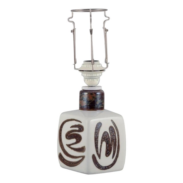 Ceramic Table Lamp by Carl Harry Stålhane for Rörstrand, 1970s For Sale