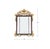 Wood Maison Velour Obsidian Bloom Hand-Painted French Revival Sideboard With Decorative Mirror For Sale - Image 7 of 8