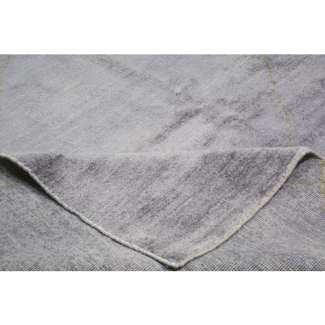 Contemporary Moroccan Modern Hand Knotted Wool Rug, 8'1X9'6 For Sale In New York - Image 6 of 6