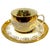 Gold Mid 20th Century 22 Carat Crest-O-Gold Cup Sand Saucers by Sabin - 6 Sets - 12 Pieces For Sale - Image 8 of 13