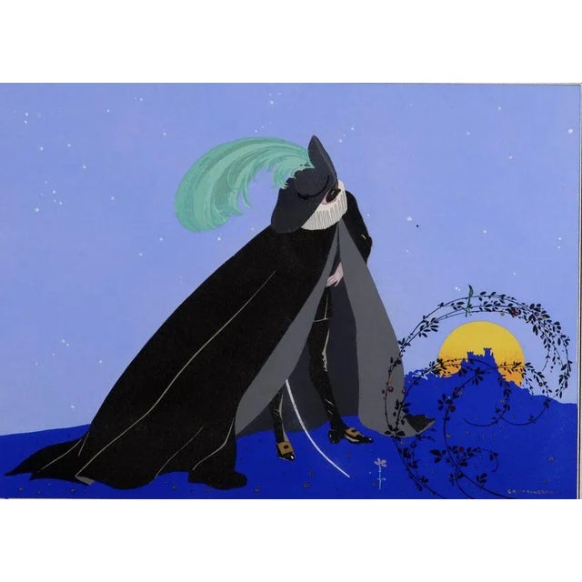 Umberto Brunelleschi, Scaramouche, 1914, Original Pochoir For Sale - Image 7 of 7