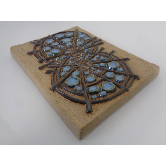 Large 6356 Studio Ceramic Wall Art by Marianne Starck for Michael Andersen, Denmark, 1960s For Sale - Image 10 of 15