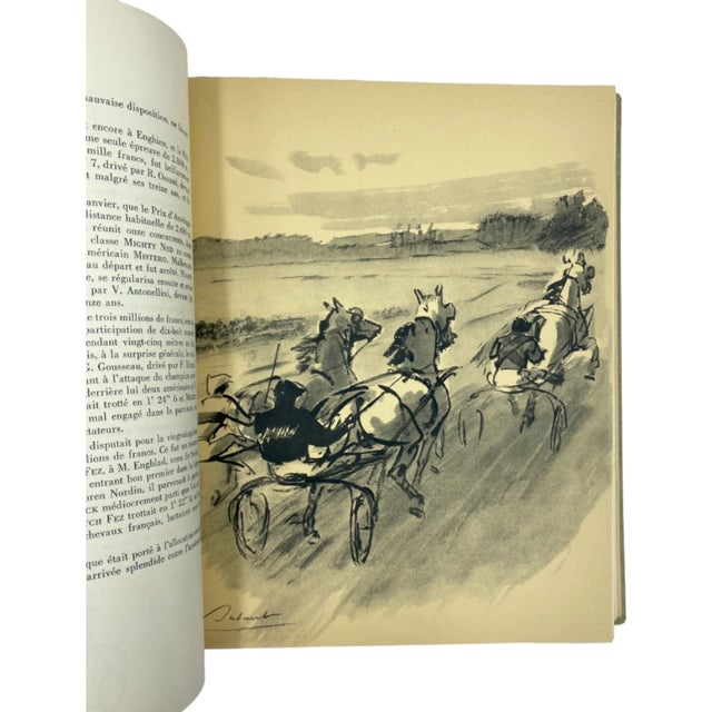 Brown Prestige Du Cheval 1951 Pierre Bruneteau First Edition Horse Book For Sale - Image 8 of 12