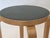 E60 Stools in Green Linoleum by Alvar Aalto for Artek, Finland, 1960s, Set of 2 For Sale - Image 10 of 15