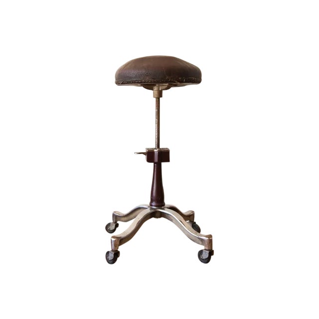 1920s Antique Medical Stool For Sale