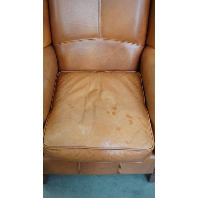 Set of Cowhide Wing Chairs For Sale - Image 6 of 18