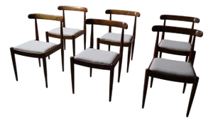 Model 500 Dining Chairs by Alfred Hendrickx for Belform, 1950s, Set of 6