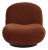 Stevie Boucle Accent Chair - Rust / Black For Sale